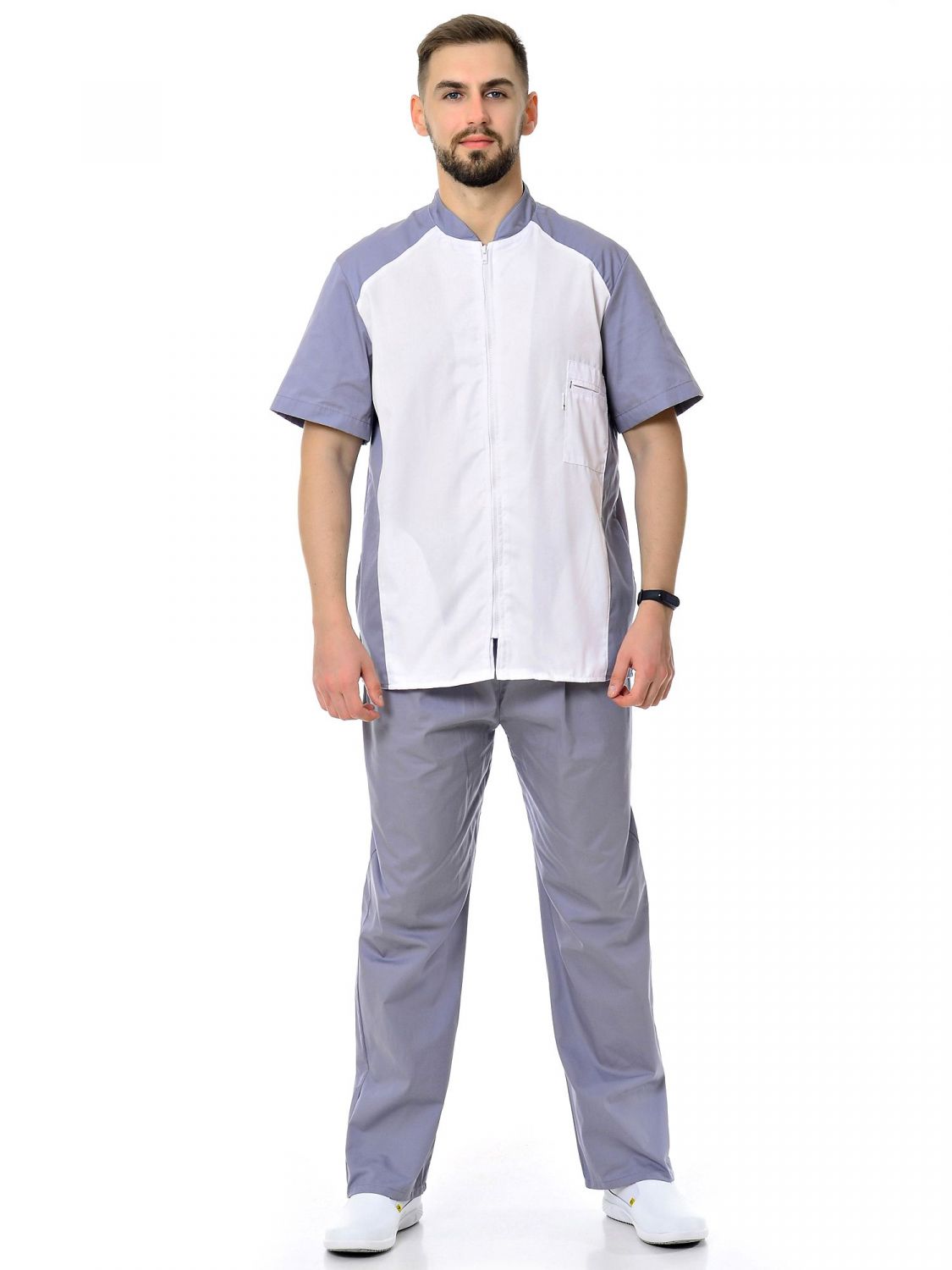 фото Костюм медицинский мужской medicalwear максим-2 105 серый 44 ru