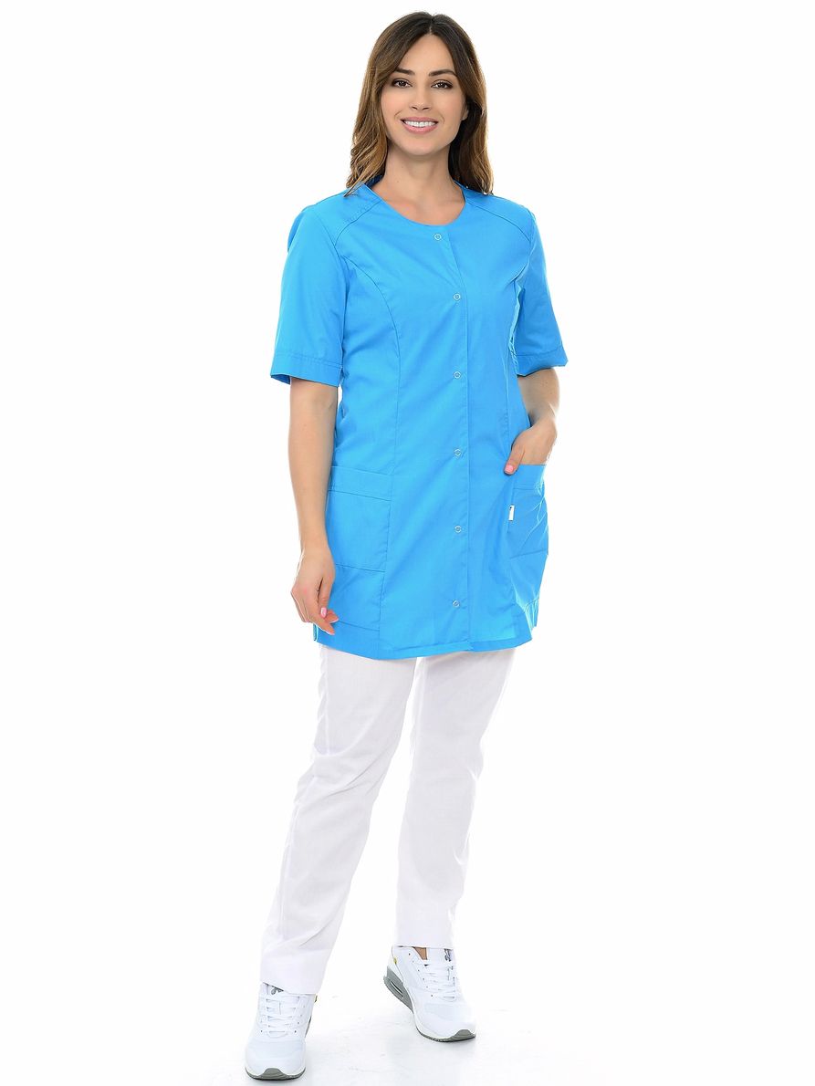 

Блуза медицинская женская MedicalWear Одуванчик 203 синий 42 RU, Одуванчик 203