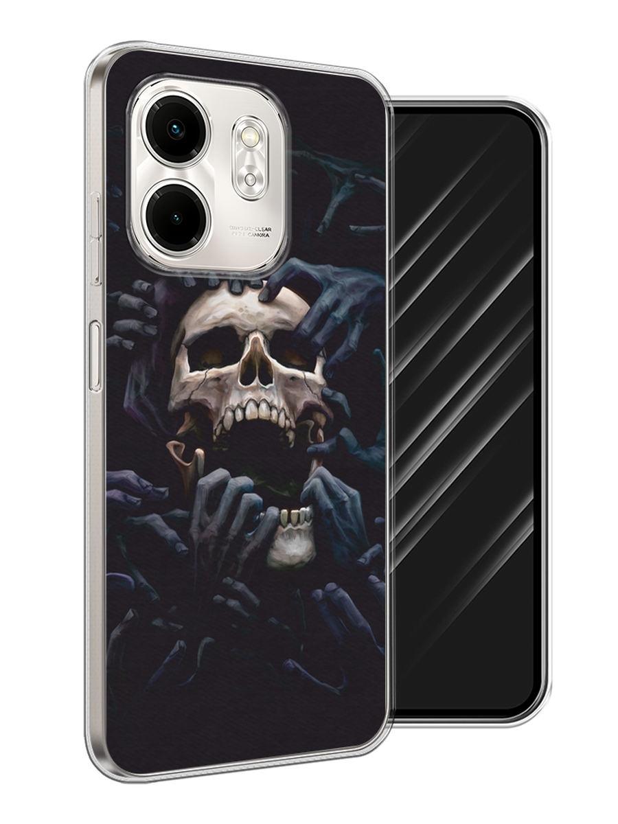 

Чехол Awog на Infinix Smart 9/Hot 50i "Череп 29", Черный;серый, 3106750-1