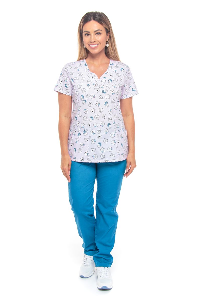 фото Костюм медицинский женский medicalwear магнолия 102 голубой 40 ru