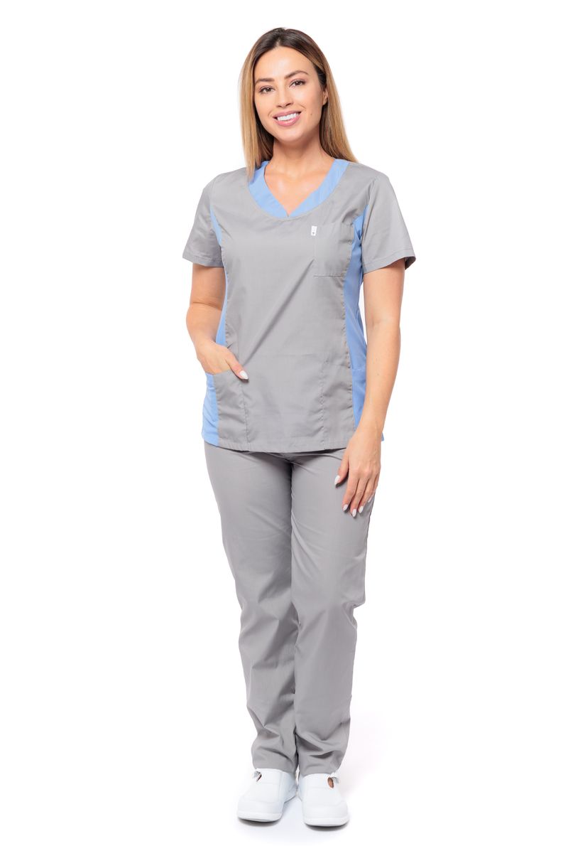 фото Костюм медицинский женский medicalwear магнолия 102 серый 40 ru