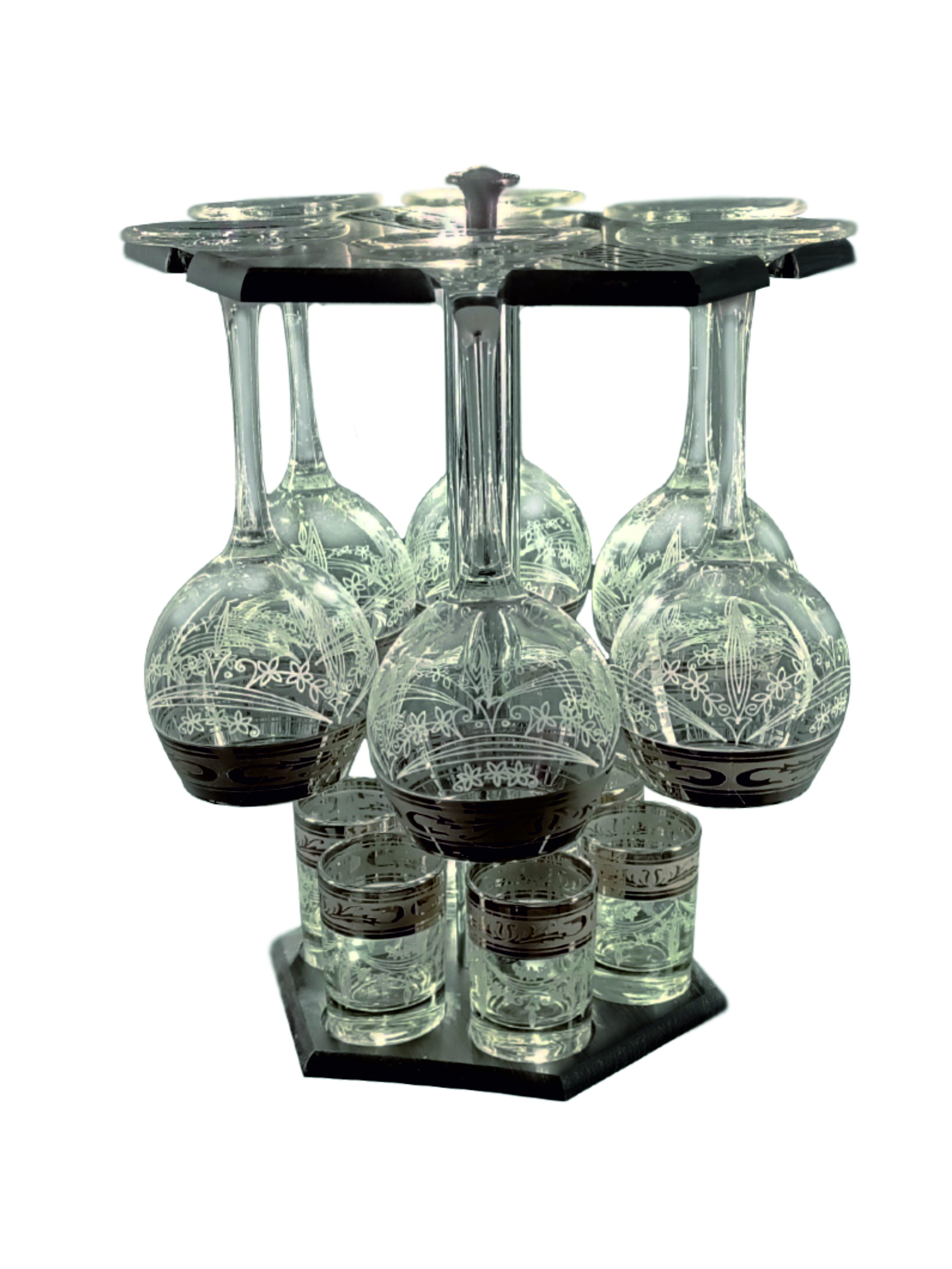 Набор с барной стойкой 12 предметов PROMSIZ РУССКИЙ УЗОР