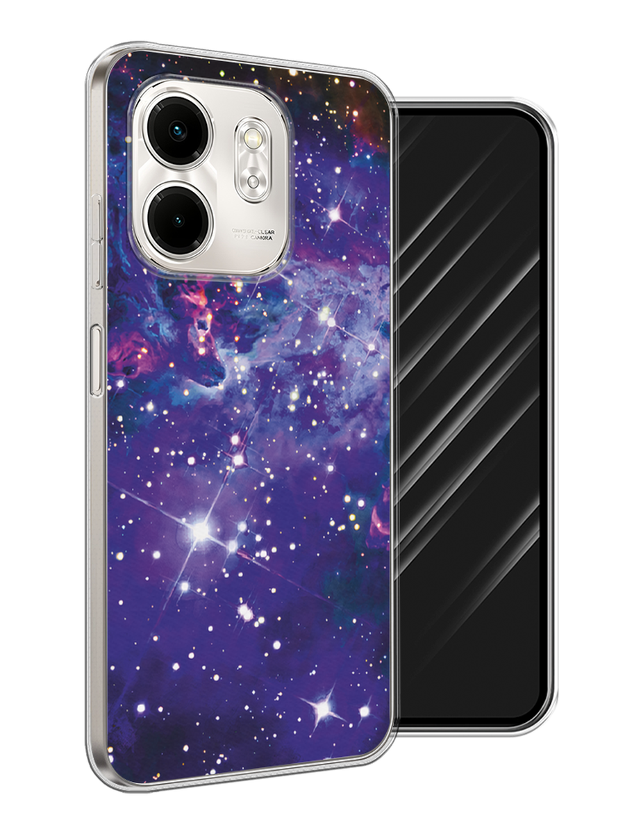 

Чехол Awog на Infinix Smart 9/Hot 50i "Яркая галактика", Фиолетовый, 3106750-1