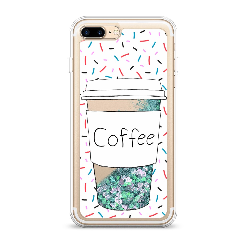 

Чехол Awog на Apple iPhone 7 Plus / Айфон 7 Plus "Coffee прозрачный стакан", 10795-1