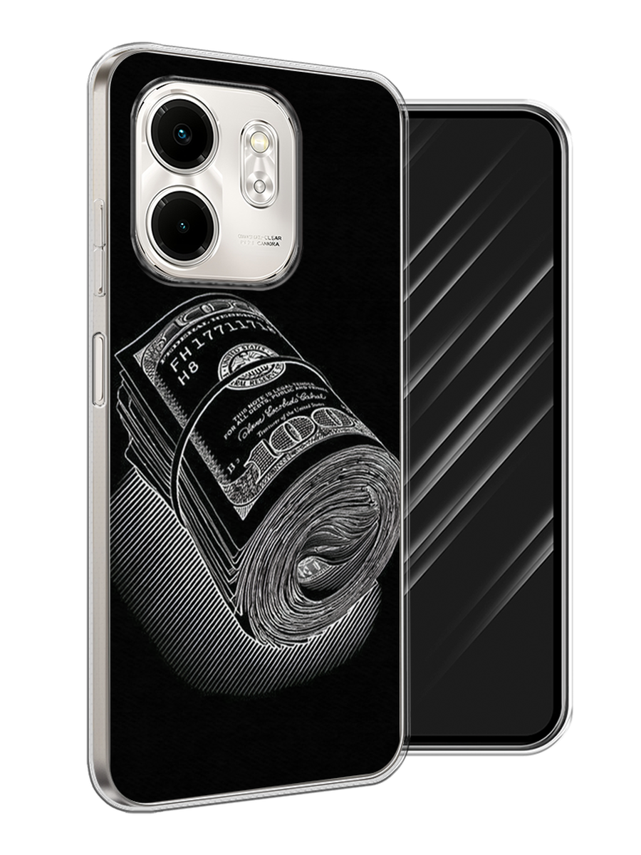 

Чехол Awog на Infinix Smart 9/Hot 50i "Кубышка денег", Черный;серебристый, 3106750-1