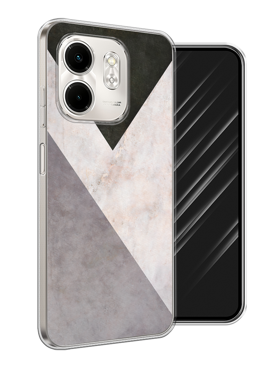 

Чехол Awog на Infinix Smart 9/Hot 50i "Геометричный мрамор", Бежевый, 3106750-1