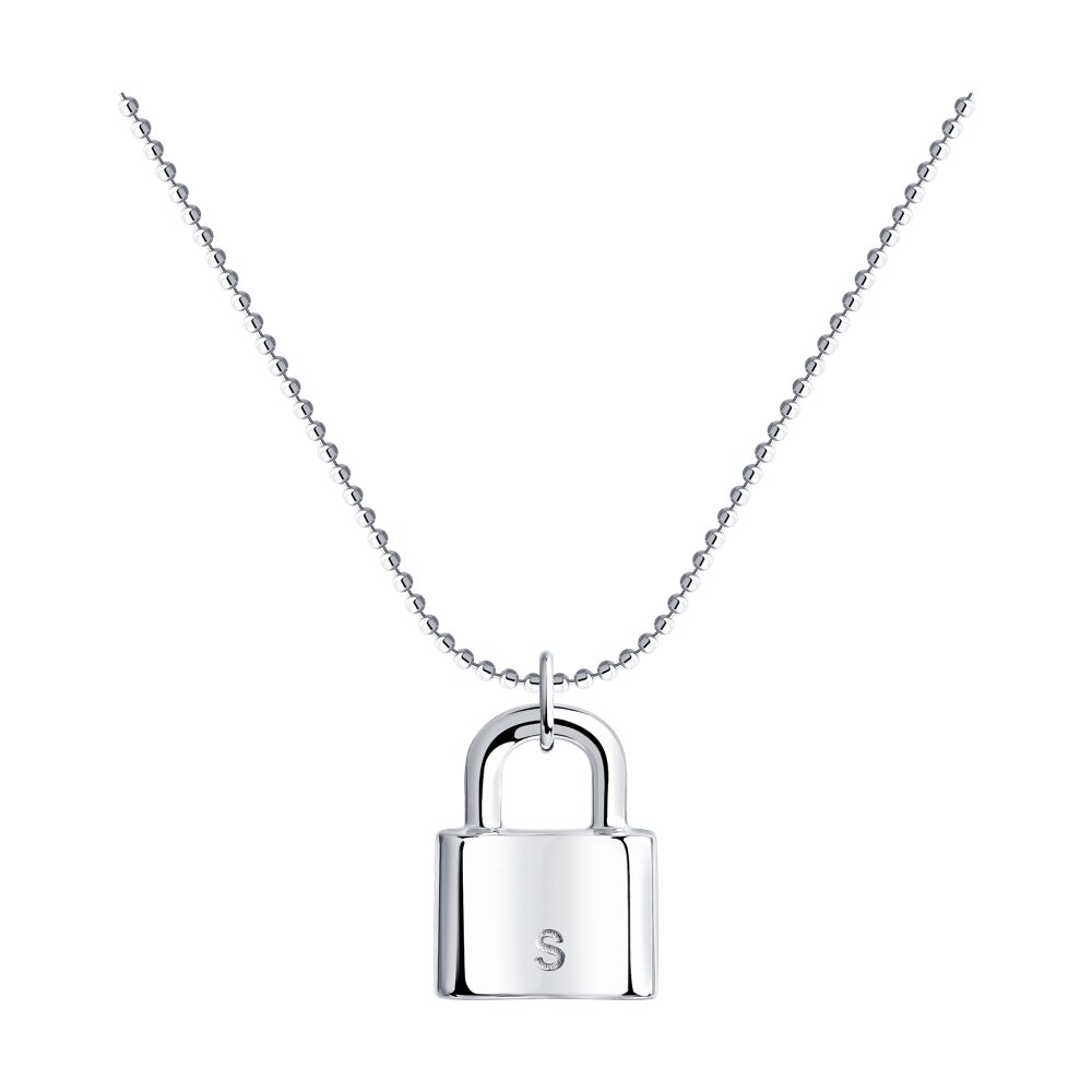 

Колье из серебра 45 см SOKOLOV 94070359-9, 94070359-9