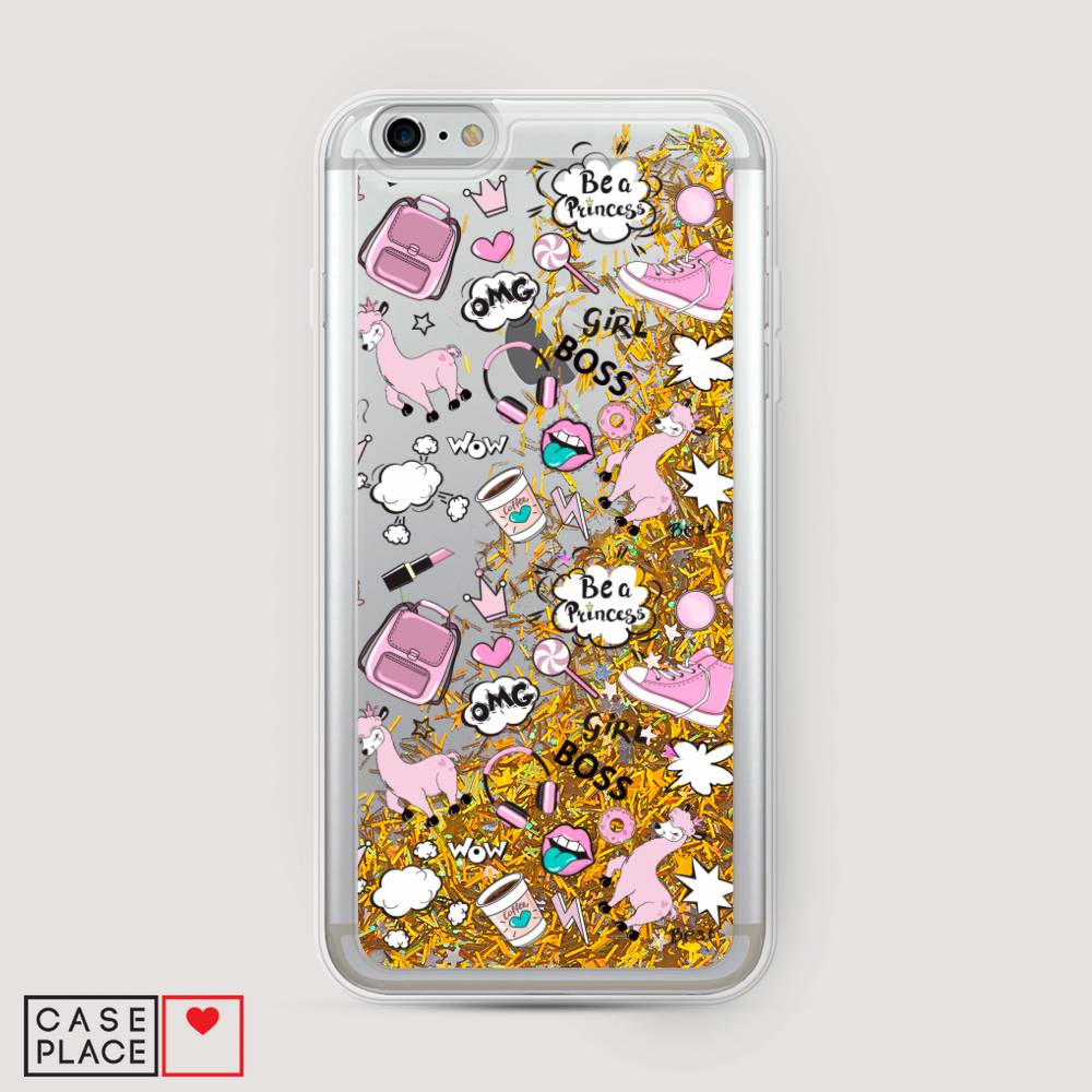

Чехол Awog на Apple iPhone 6 Plus / Айфон 6 Plus "Стильная лама", 10590-1