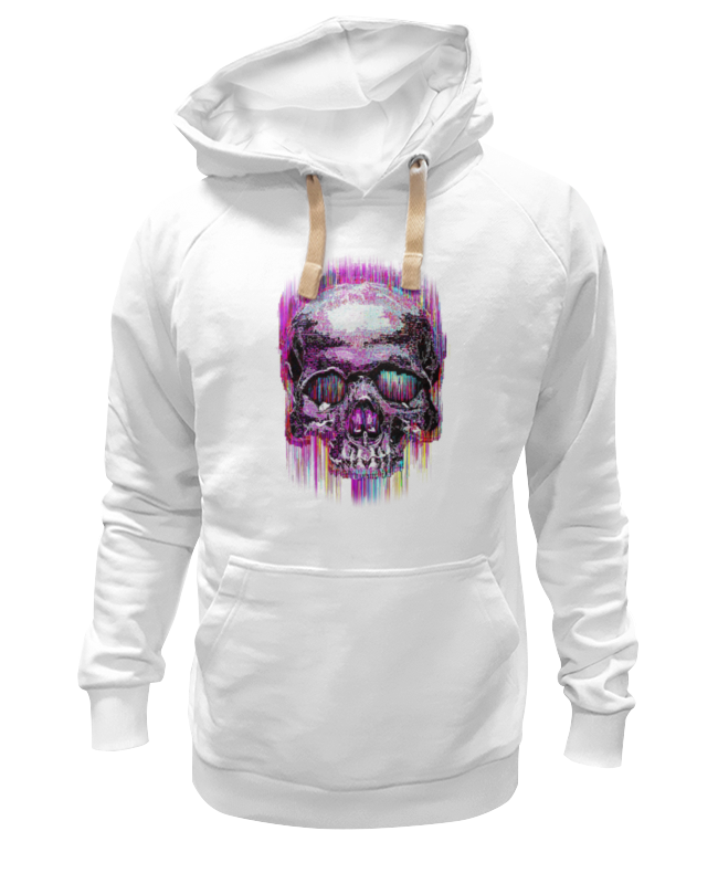 

Худи унисекс Printio Skull art белое XL, Белый, Skull art