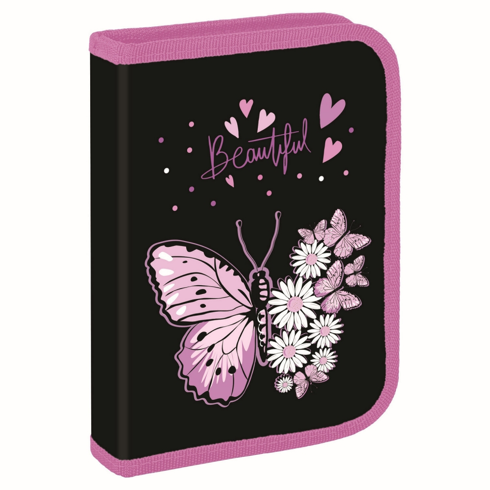 

Пенал BRAUBERG Flower butterfly, 1 отделение, 24 предмета, 21х14см, 271524, Разноцветный, 543