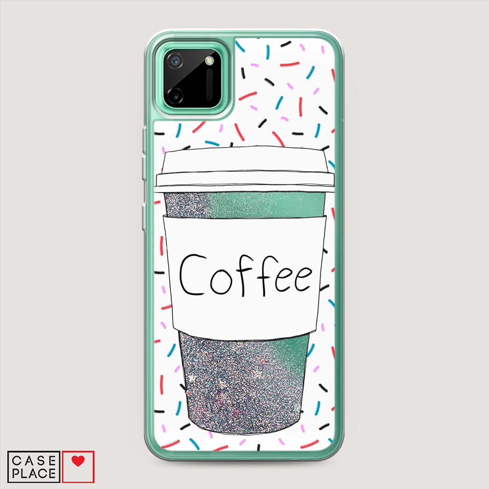 

Чехол Awog на Realme C11 2020 "Coffee прозрачный стакан", Разноцветный, 253891-1