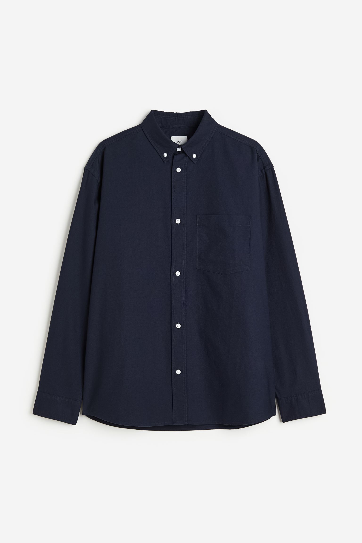 

Рубашка мужская H&M 1036739021 синяя 3XL (доставка из-за рубежа), Синий, 1036739021