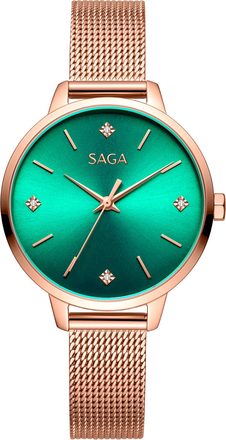 Наручные часы женские Saga 53643-RGGRRG-2