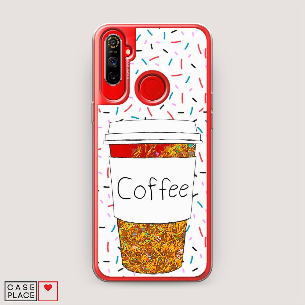 

Чехол Awog на Realme C3 "Coffee прозрачный стакан", Разноцветный, 253090-1