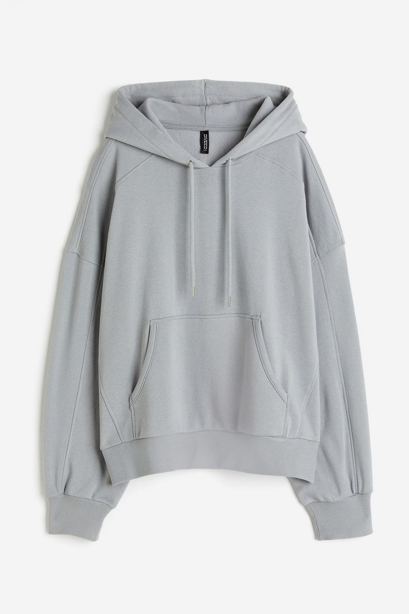 

Худи женское H&M 1210942 серое XS, Серый, 1210942