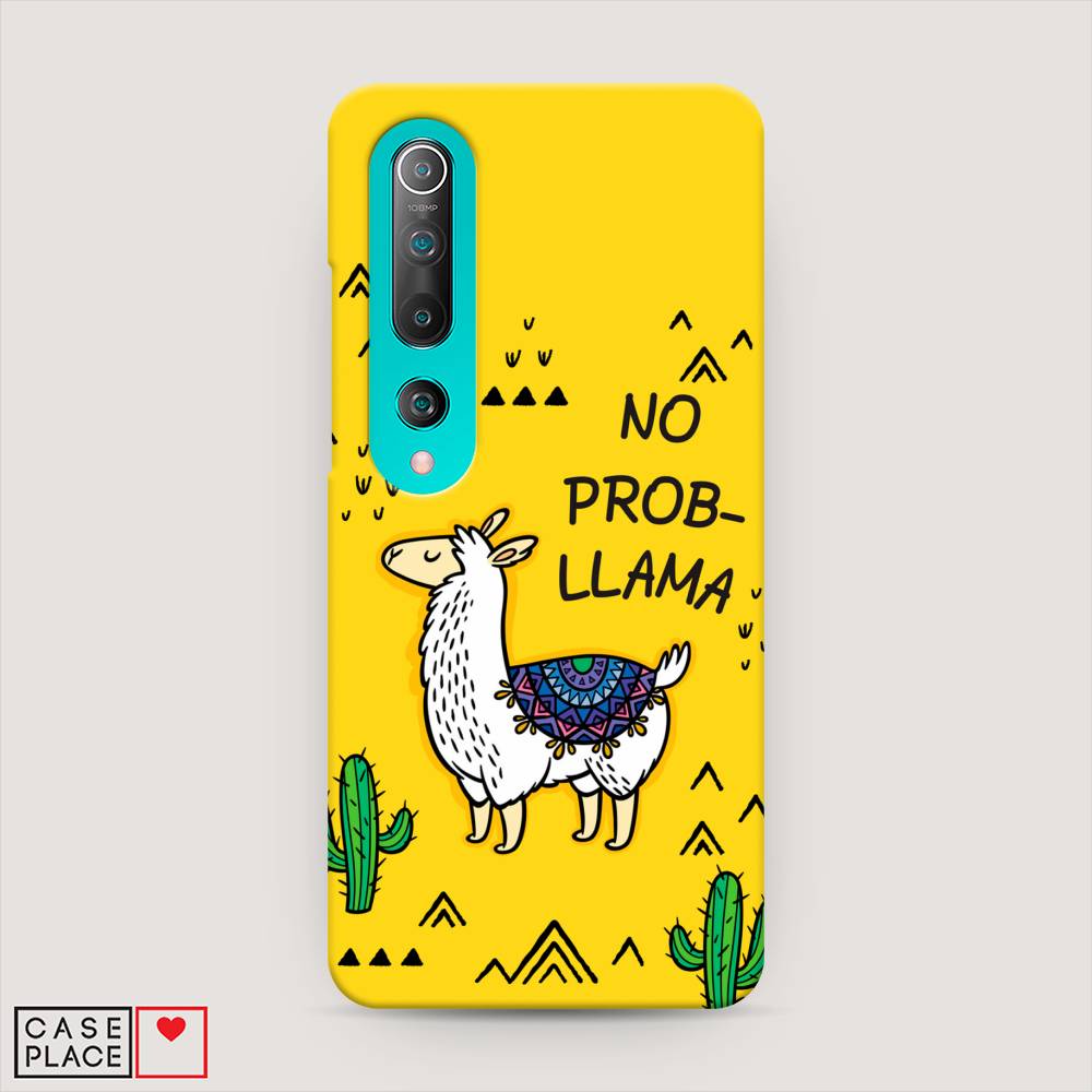 

Пластиковый чехол "No probLLama" на Xiaomi Mi 10, 37520-1