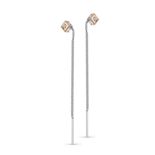 

Серьги женские из серебра АЛЬКОР 02-1682/000Б-00 бриллиант, 02-1682/000Б-00