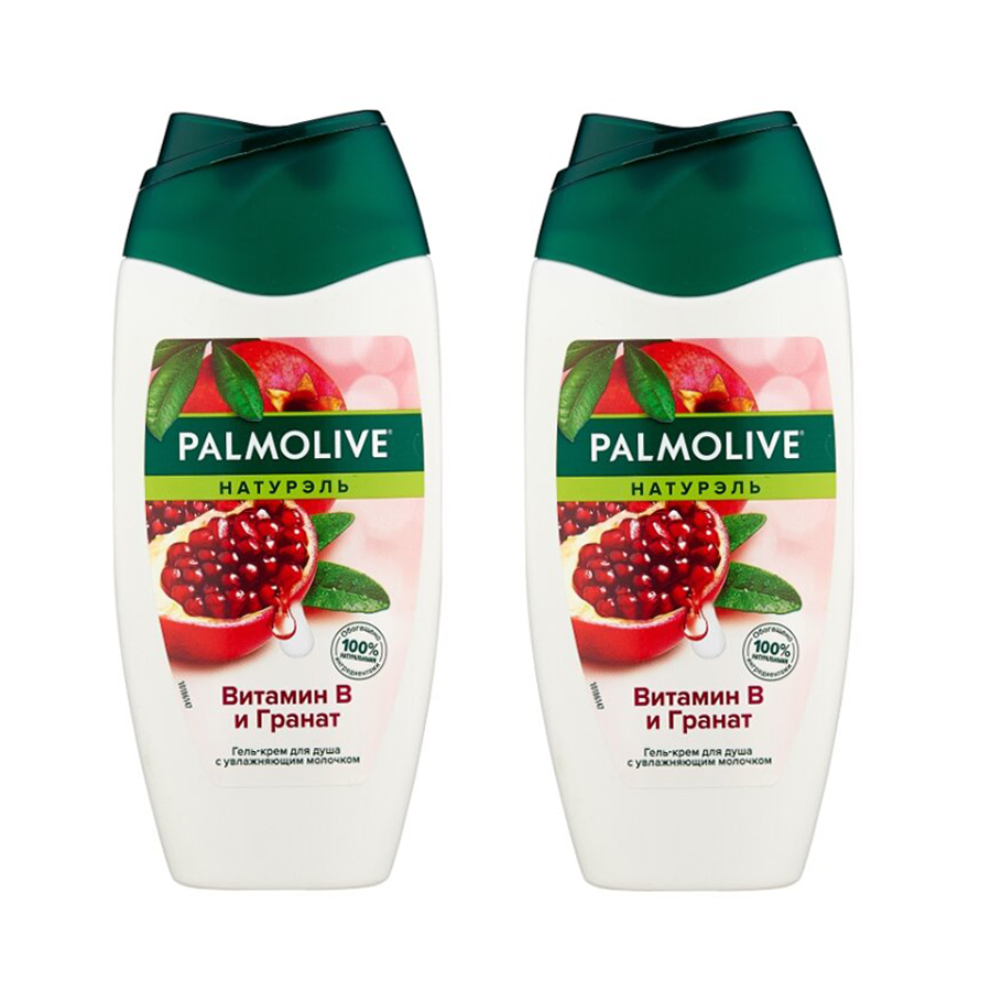 фото Гель для душа palmolive роскошная мягкость витамин в и гранат 250мл (набор из 2 шт)