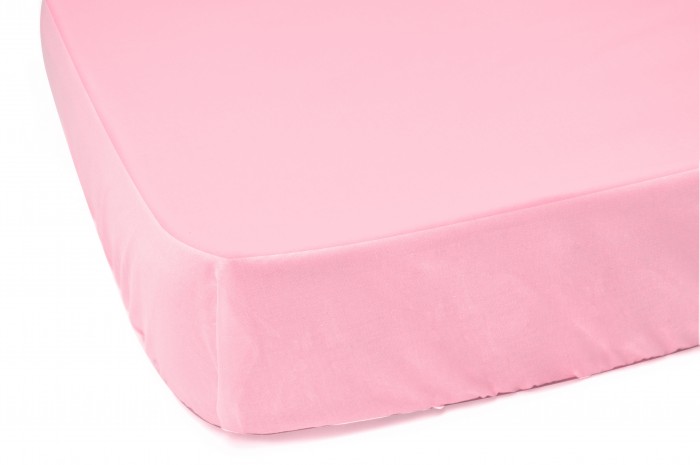 Простынь на резинке Forest kids для кроватки Soft 160х80 см розовый