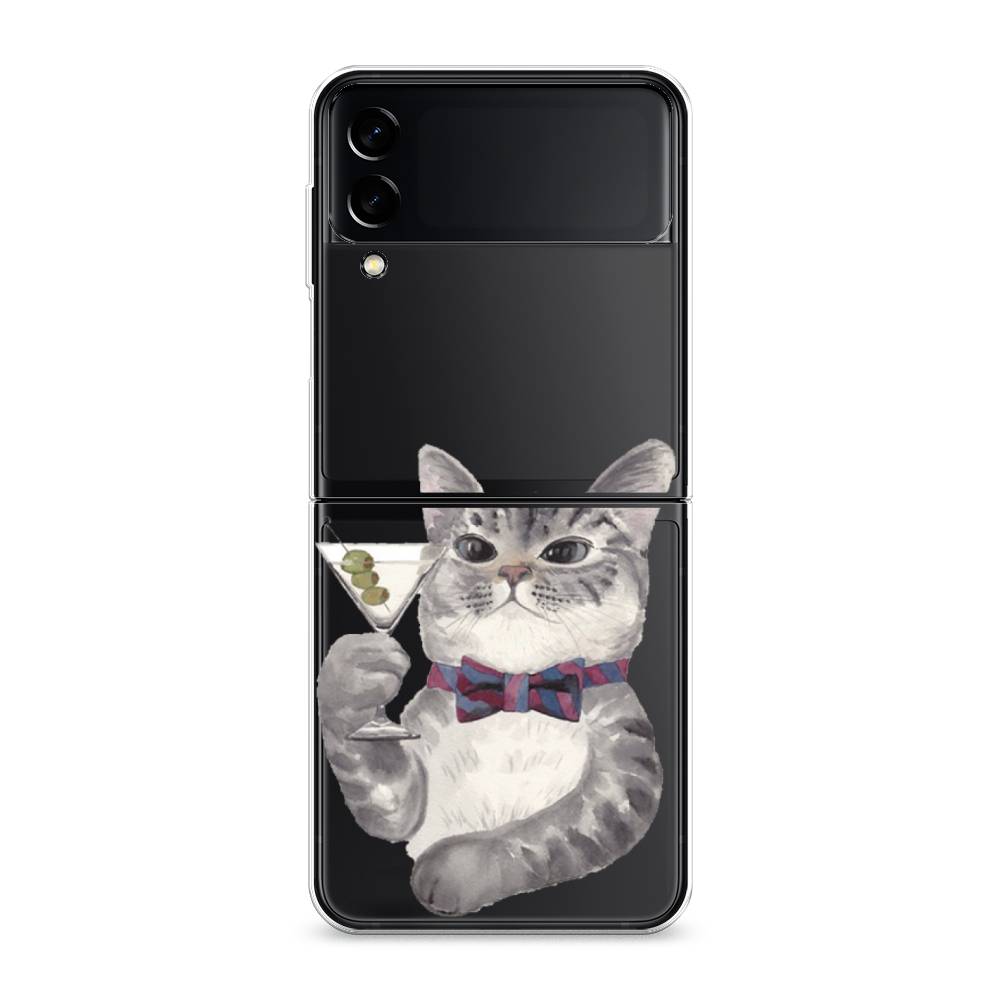 

Чехол Awog "Кот джентльмен" для Samsung Galaxy Z Flip 3