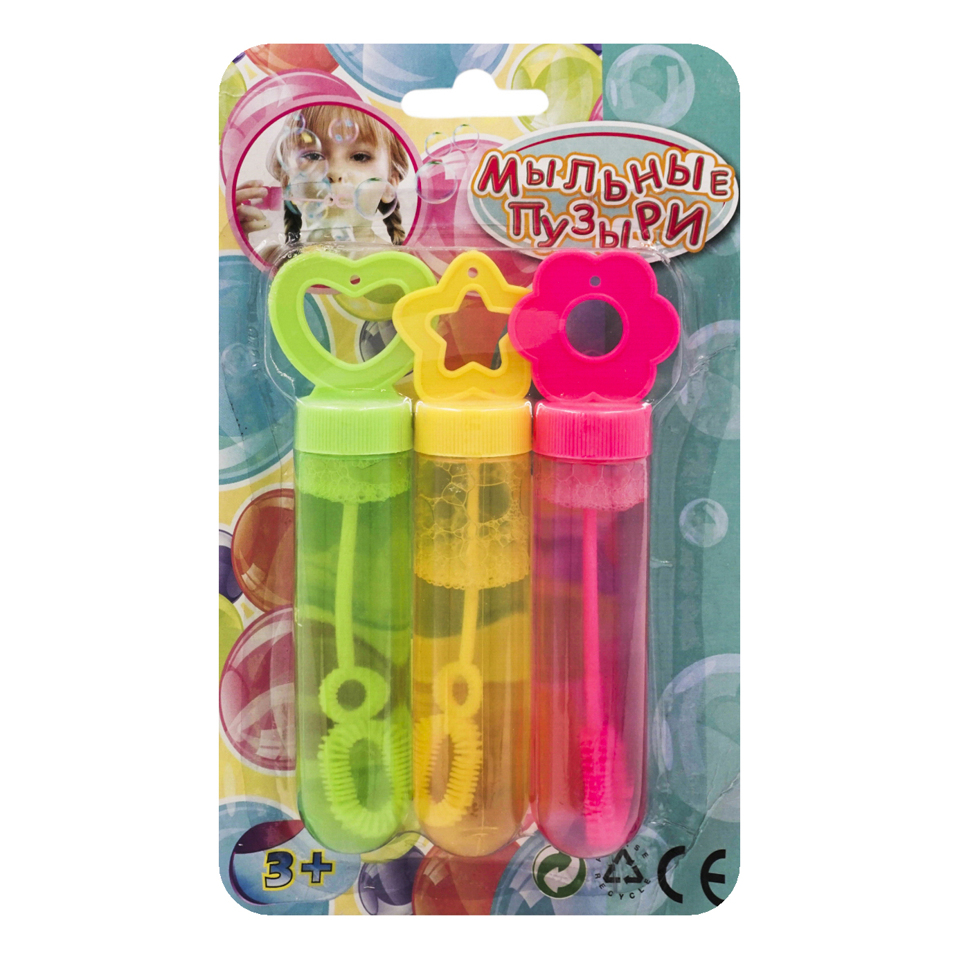 

Мыльные пузыри Bubble Fun 30 мл х 3 шт