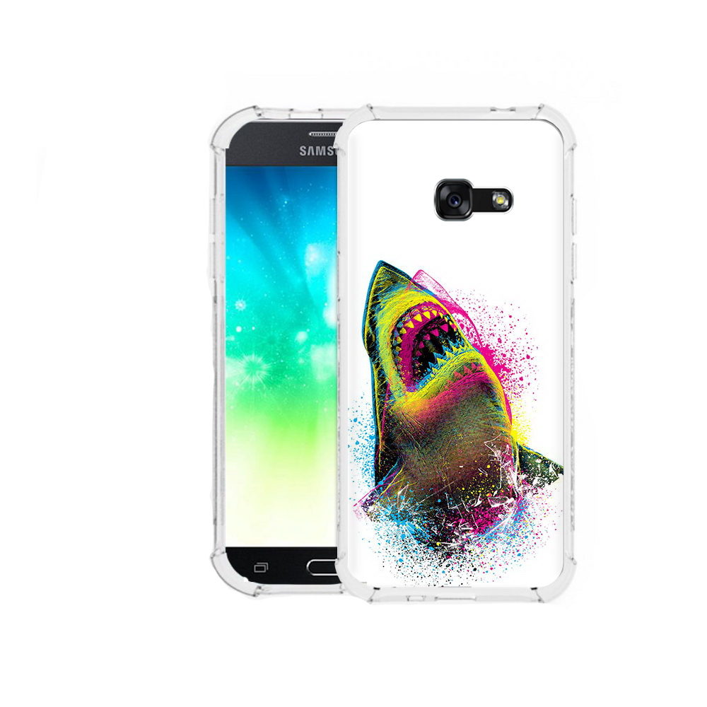 

Чехол MyPads Tocco для Samsung Galaxy A3 (2016) челюсти-2, Прозрачный, Tocco