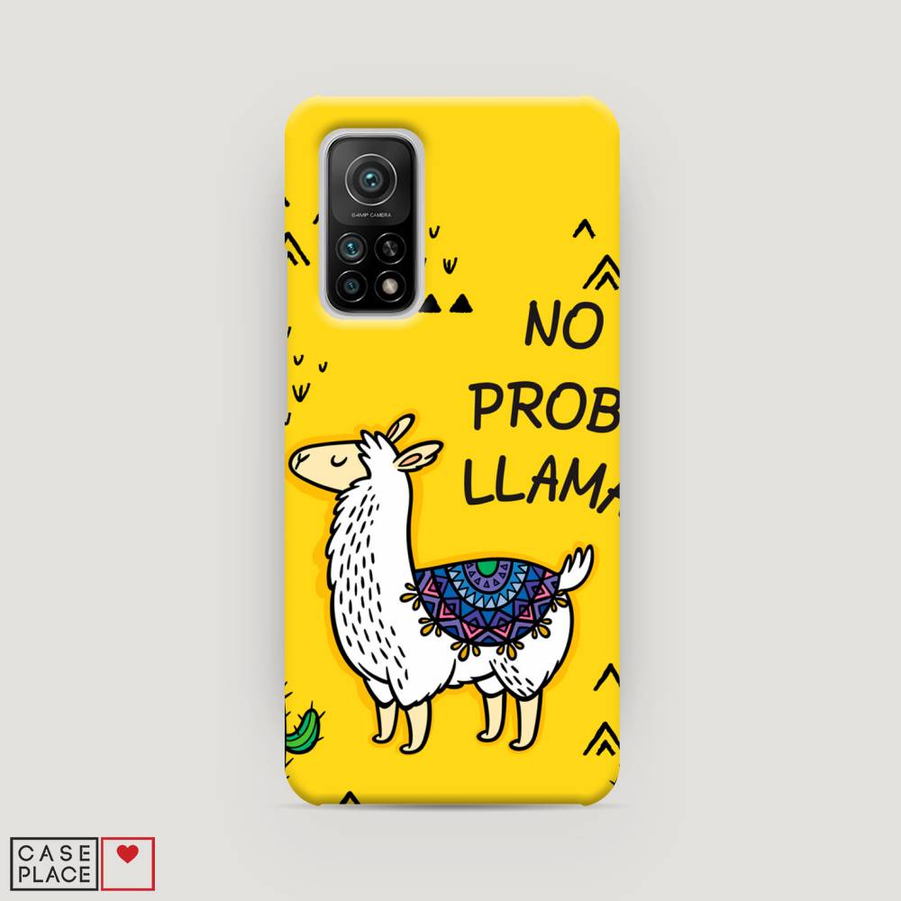 

Пластиковый чехол "No probLLama" на Xiaomi Mi 10T Pro, 37720-1
