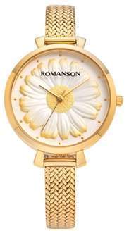 фото Наручные часы женские romanson rm 9a23l lg(gd)