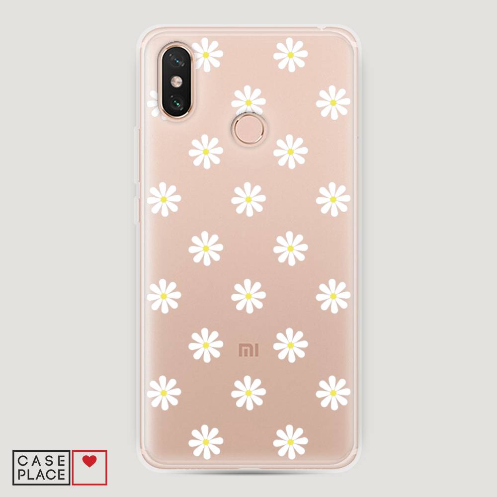 

Пластиковый чехол "Маленькие ромашки" на Xiaomi Mi Max 3
