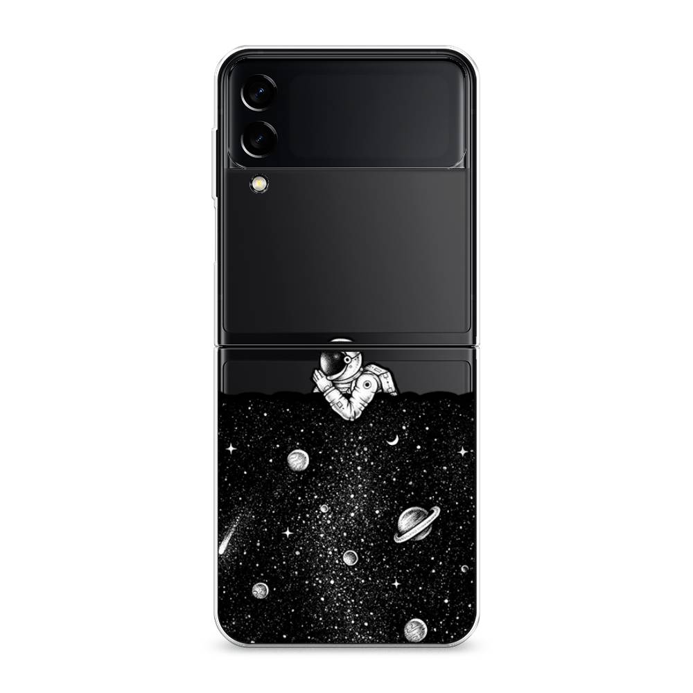 

Чехол Awog на Samsung Galaxy Z Flip 3 / Самсунг Z Flip 3 "Космический сон", Серый, 2103750-4