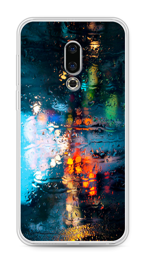 

Чехол Awog на Meizu 16th "Абстракция 28", Голубой, 72750-3