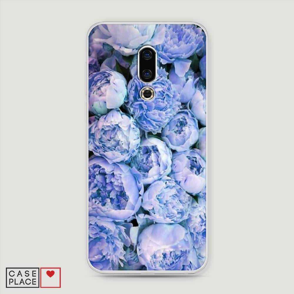 

Чехол Awog на Meizu 16th "Пионы голубые", Голубой, 72750-8