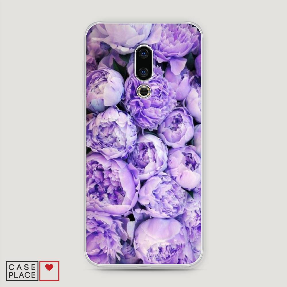 

Чехол Awog на Meizu 16th "Пионы сиреневые", Фиолетовый;голубой, 72750-8