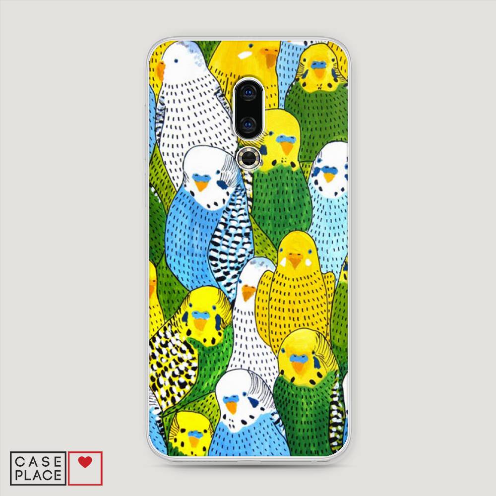 

Чехол Awog на Meizu 16th "Попугаи", Желтый;зеленый;голубой, 72750-1