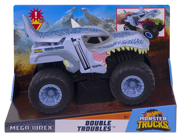 

Mattel Hot Wheels GCG08 Хот Вилс Монстр трак Трансформеры MEGA WREX, Голубой