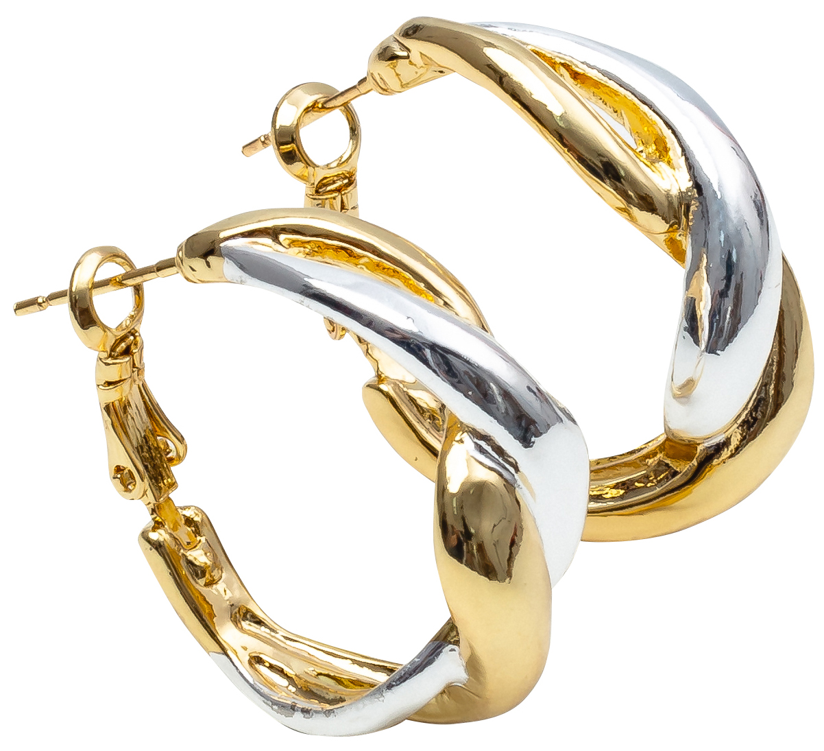 

Серьги-кольца из бижутерного сплава WowMan Jewelry R814735E-001, R814735E-001