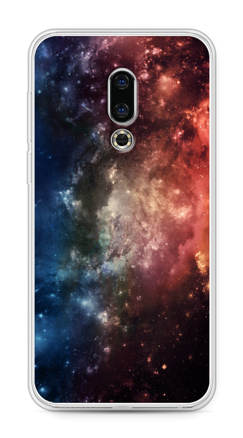 

Чехол Awog на Meizu 16th "Космос", Синий;бежевый;красный, 72750-4