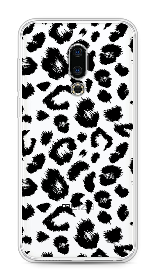 

Чехол Awog на Meizu 16th "Окрас леопарда фон", Черный, 72750-2