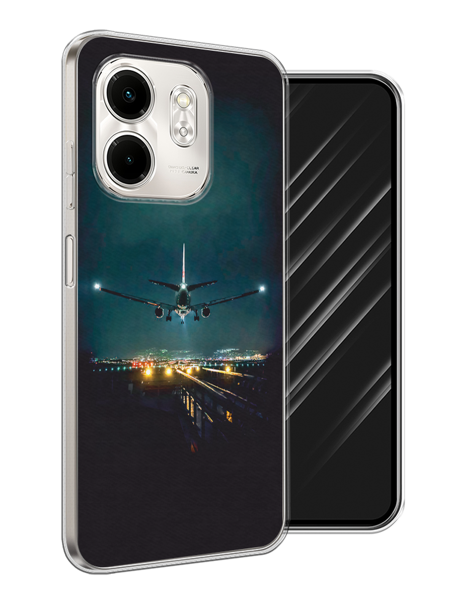 

Чехол Awog на Infinix Smart 9/Hot 50i "Ночной рейс", Черный, 3106750-1