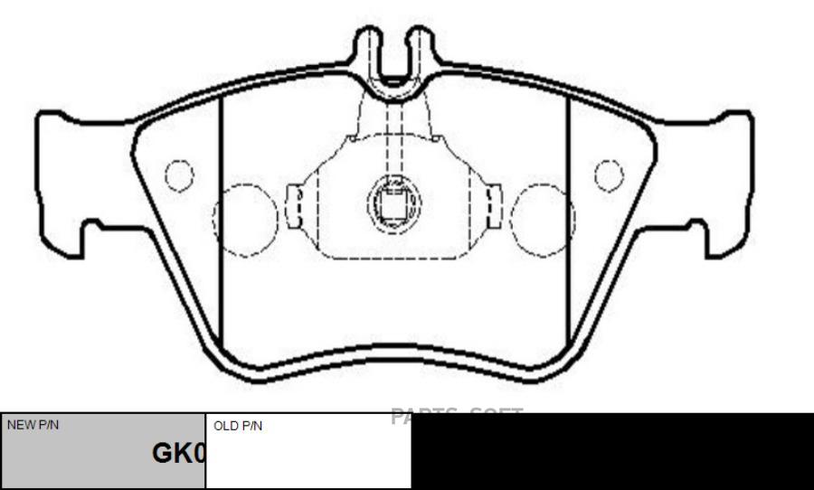 

Колодки Передние Mb W202 2.3/2.4/2.8/ W210 2.0-3.0d 95 Ctr Gk0041 CTR арт. GK0041