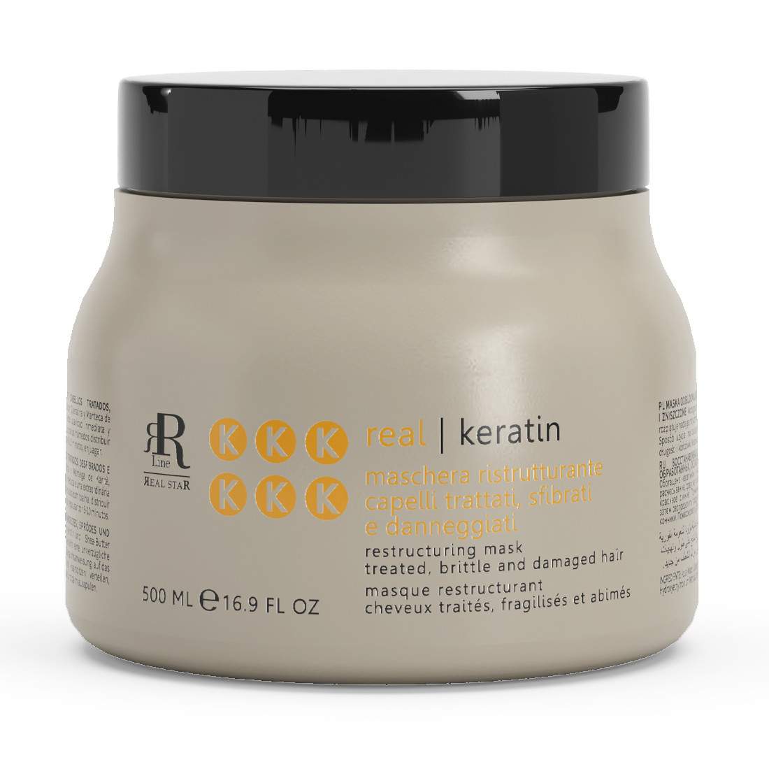 Кератиновая маска для укрепления волос Keratin Star Restructuring Mask RR Line 500 мл