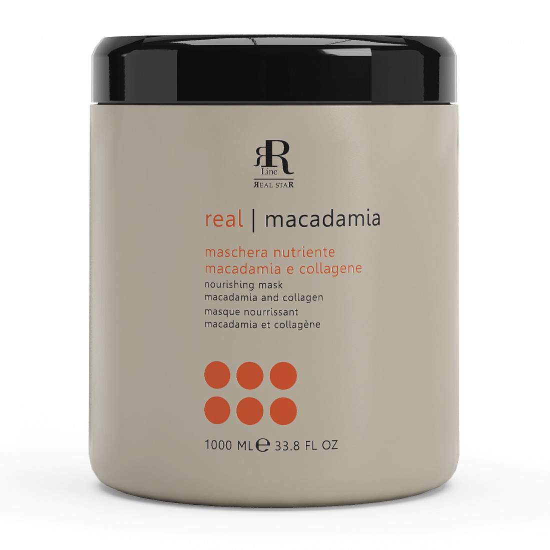 Питательная маска для волос «Макадамия и коллаген» RR Line MS Nourishing Mask 1000 мл