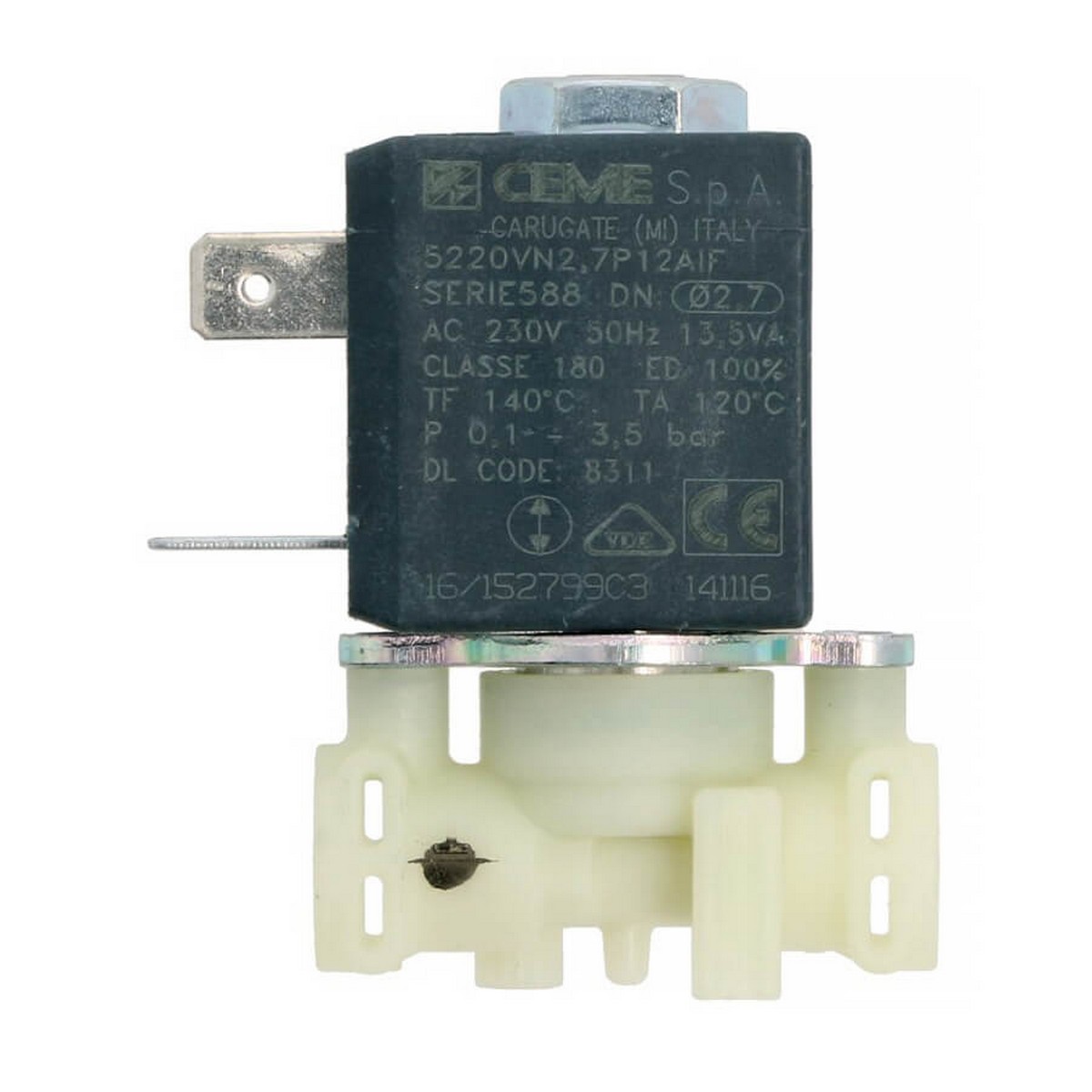 

Клапан для кофемашин Vbparts 100188272V, Черный, 100188272V