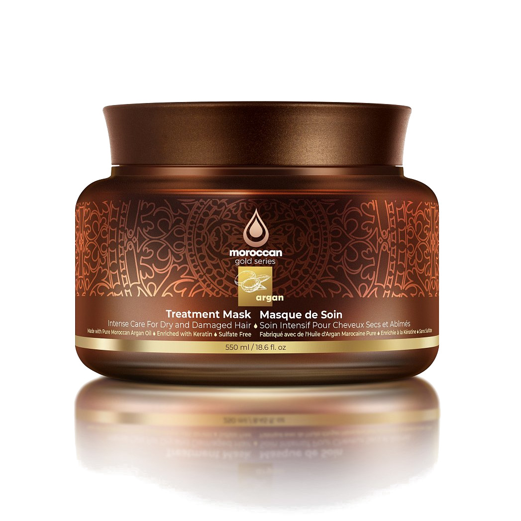 

Аргановая маска для питания волос Argan Treatment Mask Moroccan Gold Series 250 мл