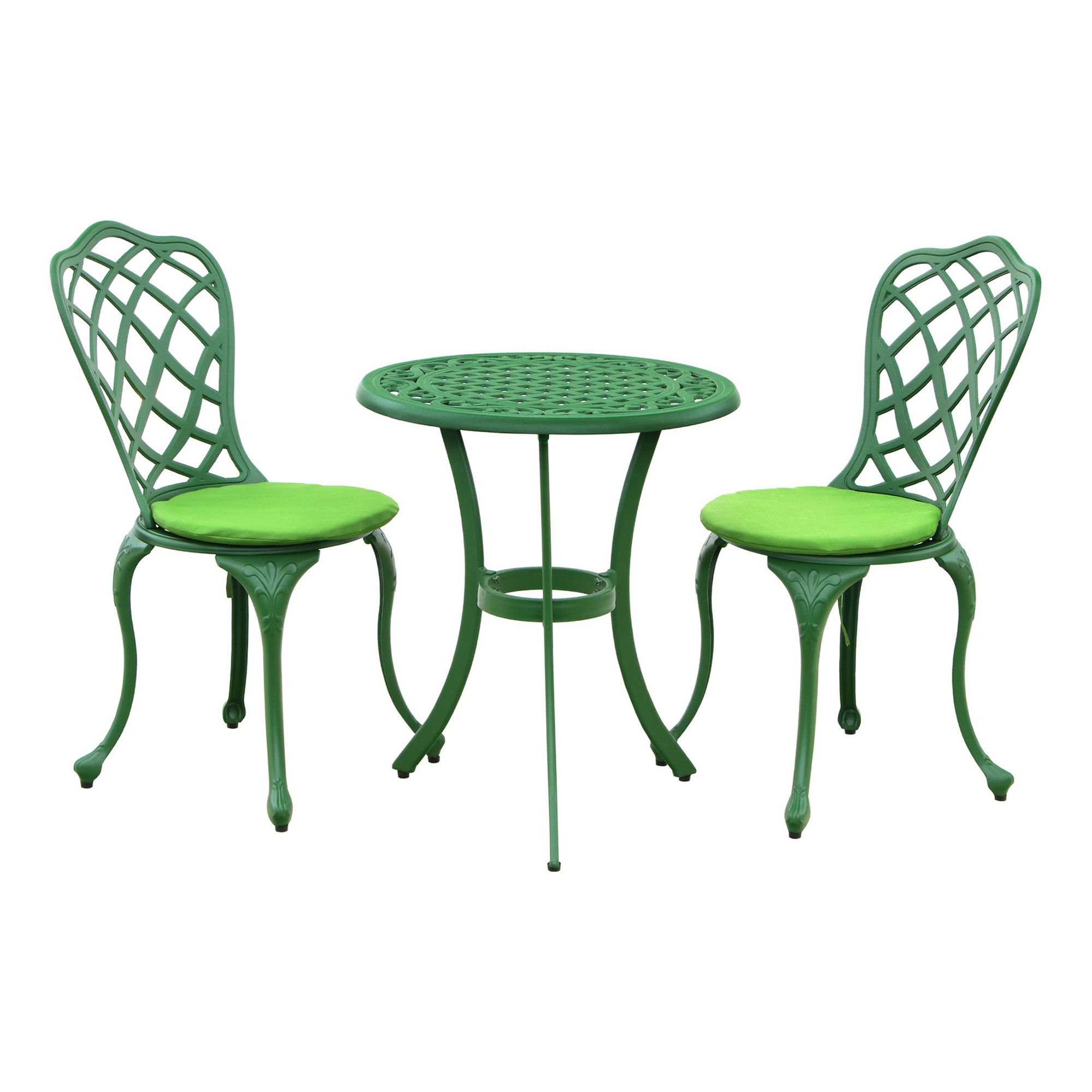 Набор мебели Linyi 3 предмета металл зеленый-салатовый