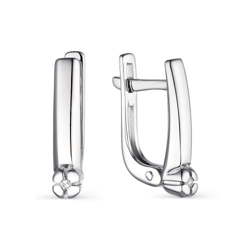 

Серьги женские из серебра АЛЬКОР 02-1780/000Б-00 бриллиант, 02-1780/000Б-00