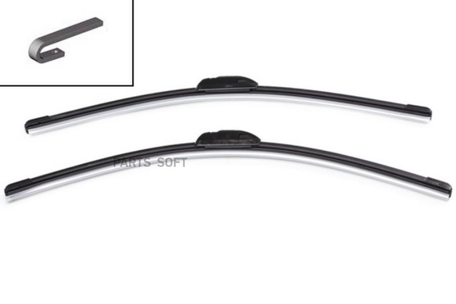 

201 662-SX_щетки к-т б/каркас, hook(крючок) 550/22'+530/21'\ Audi A6/Avant 95-01