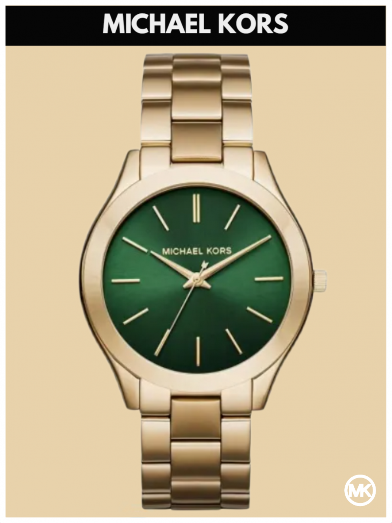 

Наручные часы женские Michael Kors M3435K золотистые, M3435K