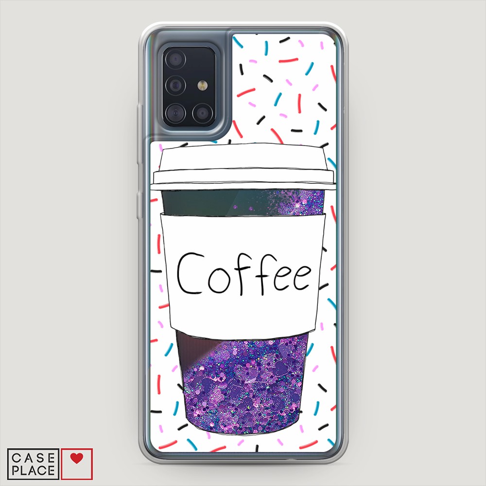 

Чехол Awog на Samsung Galaxy A51 "Coffee прозрачный стакан", Разноцветный, 28992-1