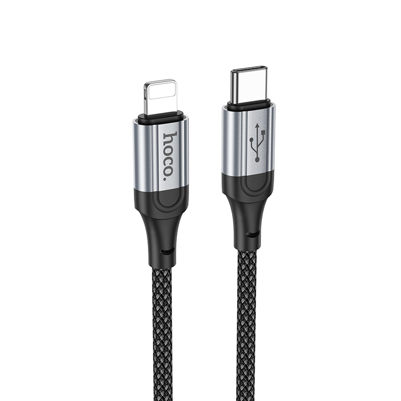

Кабель Lightning to Type-C (PD), HOCO, X102, 1M, черный